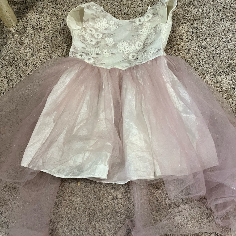 Floral Lace and Tulle Dress